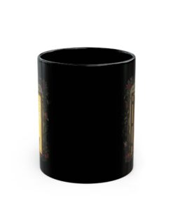 The door is open Black Mug (11oz, 15oz)