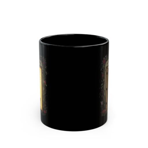 The door is open Black Mug (11oz, 15oz)