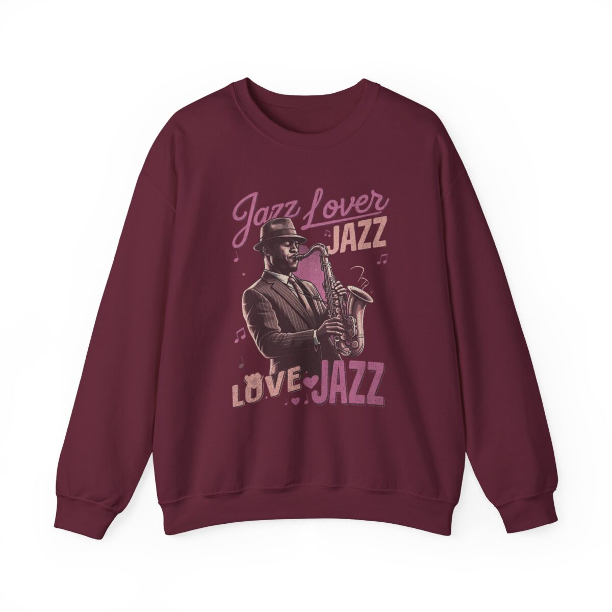 Love Jazz Unisex Heavy Blend™ Crewneck Sweatshirt - Image 5