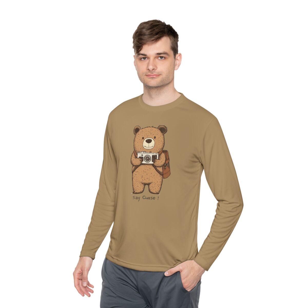 Say cheese Unisex Lightweight Long Sleeve Tee - Image 15