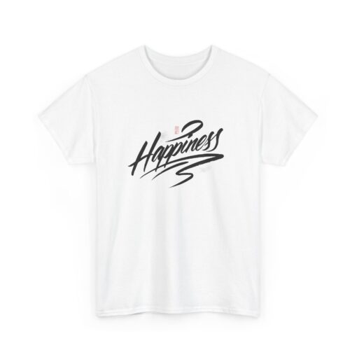 Happiness Unisex Heavy Cotton Tee - Comfortable Daily Wear - Image 3