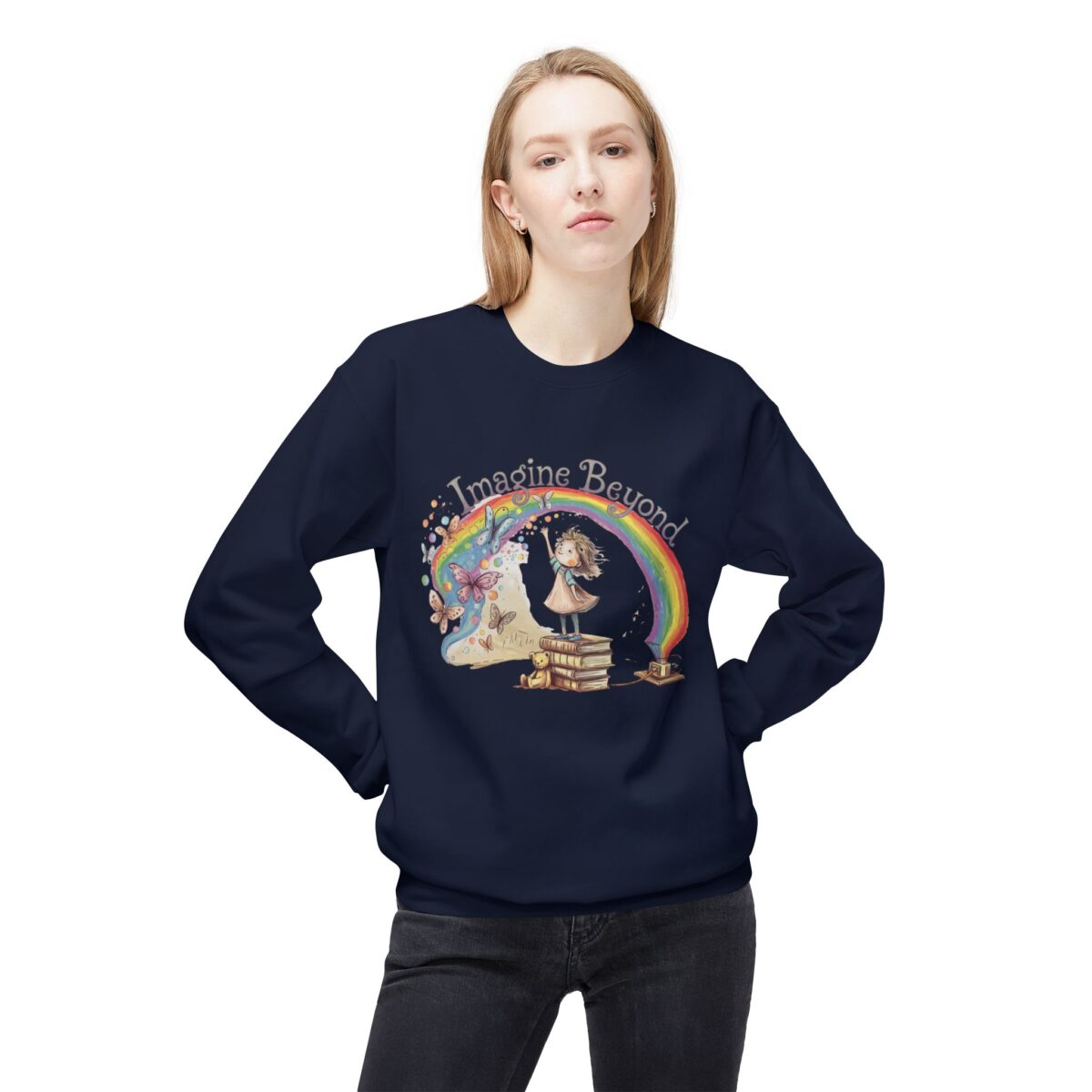 Imagine beyond Unisex Midweight Softstyle Fleece Crewneck Sweatshirt - Image 19