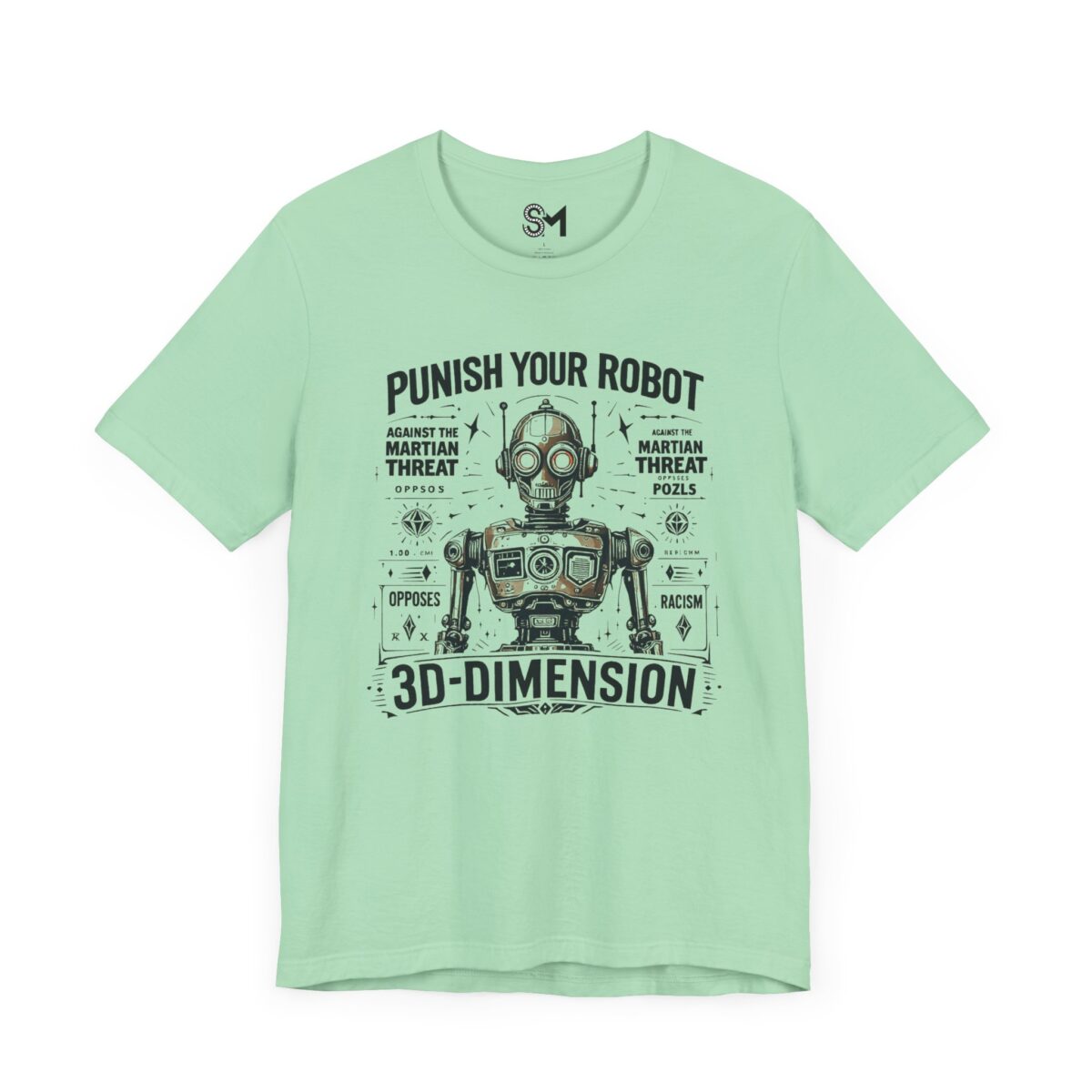 Punish Your Robot Unisex Jersey Short Sleeve Tee - Image 7