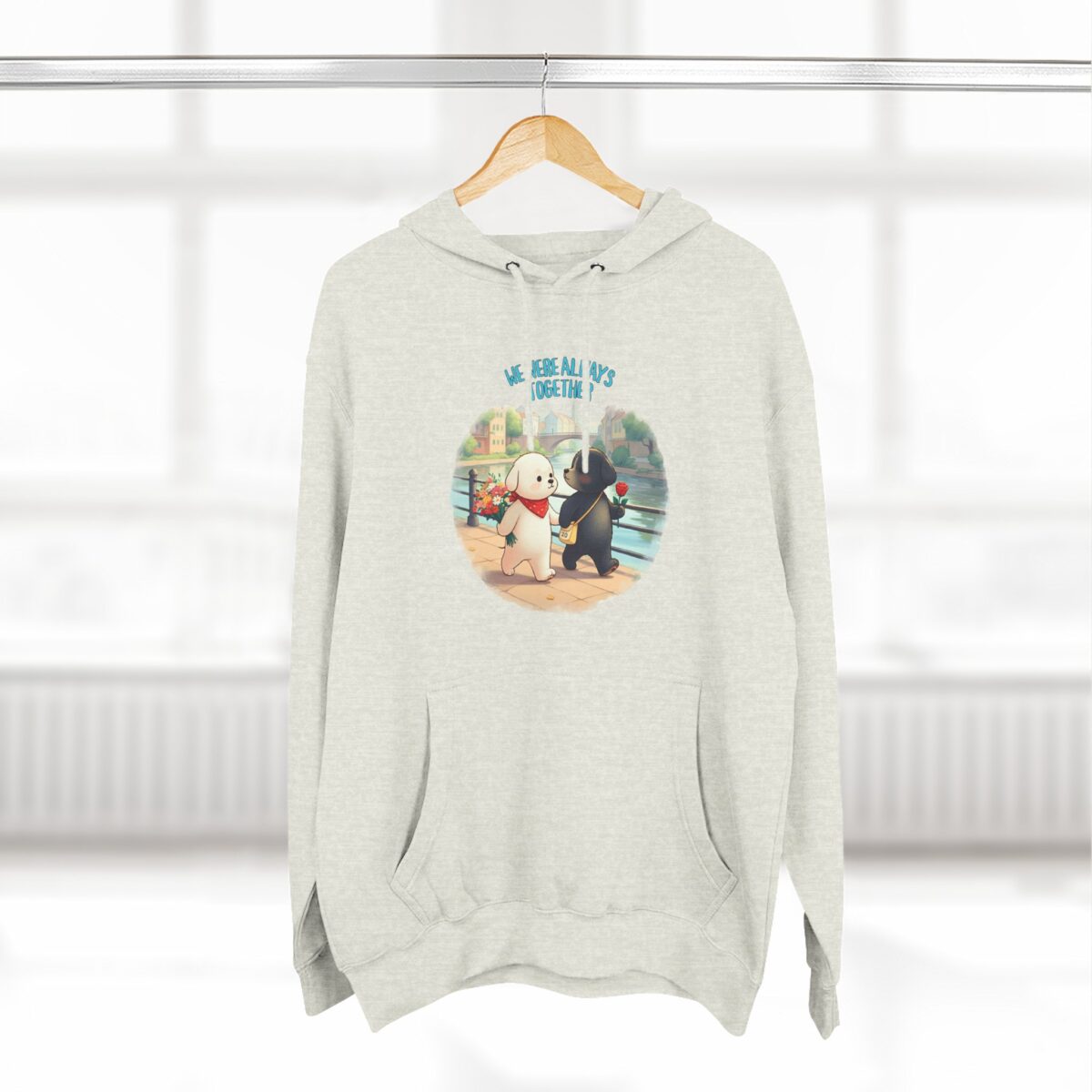 Always together Three-Panel Fleece Hoodie - Image 16