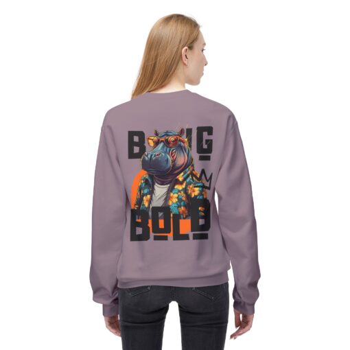 Big Bold Unisex Midweight Softstyle Fleece Crewneck Sweatshirt - Image 48
