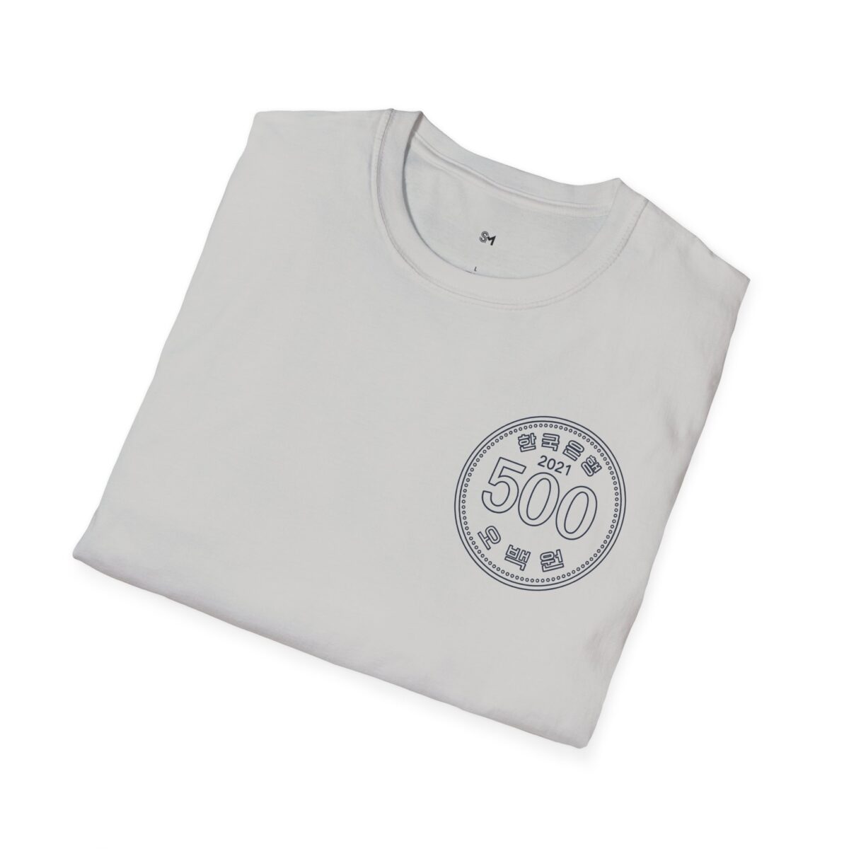 Unisex Softstyle T-Shirt with 500 Won Graphic - Casual Comfort & Stylish Flair - Image 12