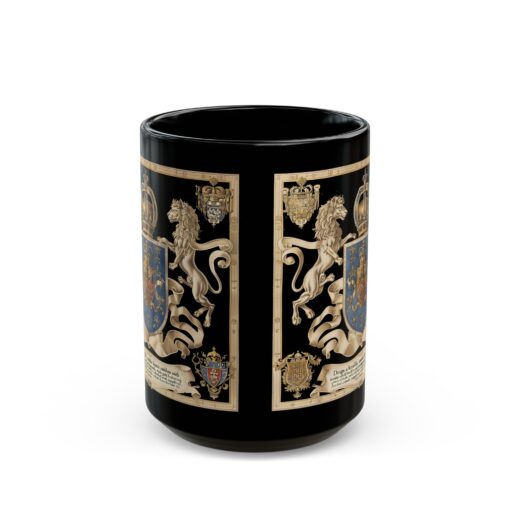 Royal heritage Black Mug (11oz, 15oz) - Image 5
