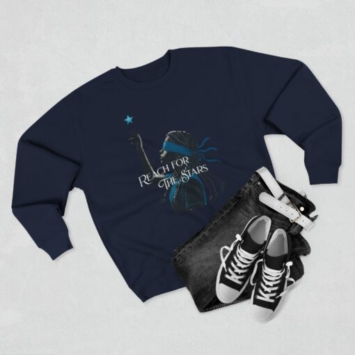 Reach for the stars Unisex Crewneck Sweatshirt - Image 11