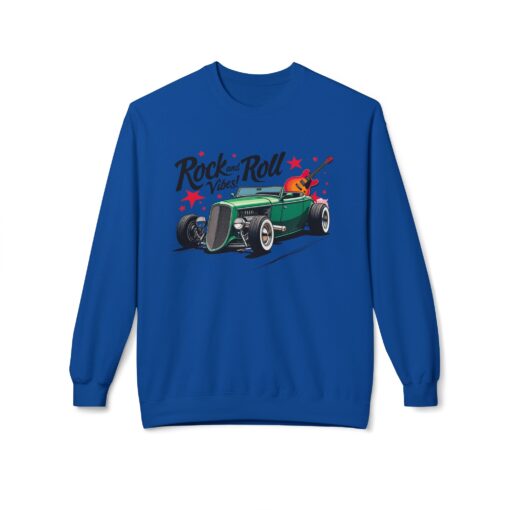 Rock & Roll Vibes Unisex Midweight Softstyle Fleece Crewneck Sweatshirt - Image 33