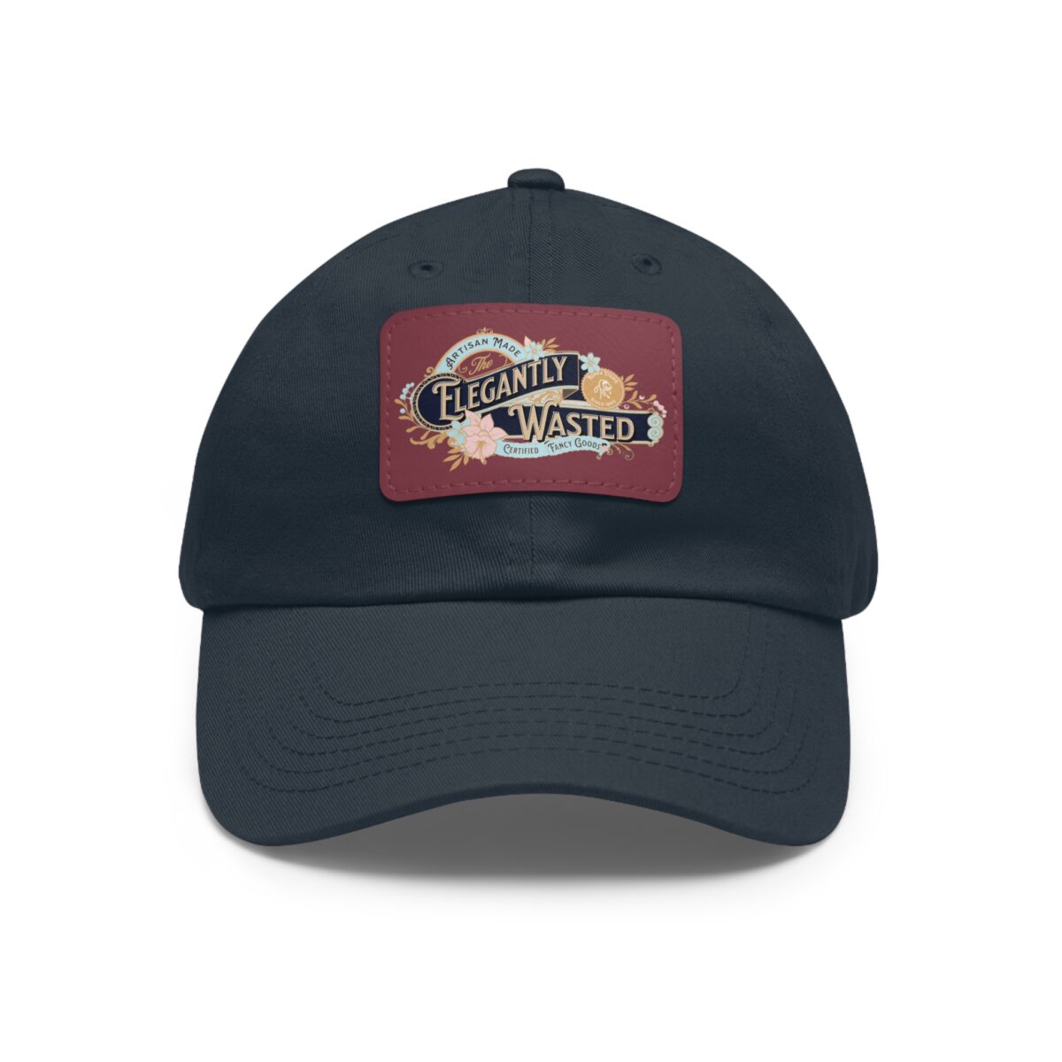 Elegantly wasted Hat with Leather Patch (Rectangle) - Image 25