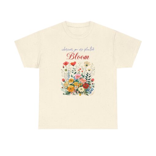 Bloom Unisex Heavy Cotton Tee - Image 21