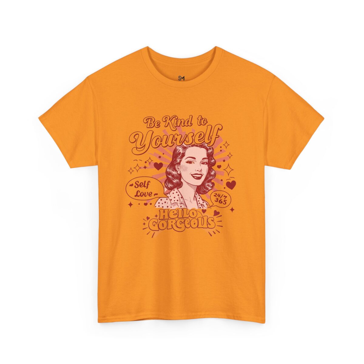 Be Kind to Yourself Unisex Heavy Cotton Tee - Image 15