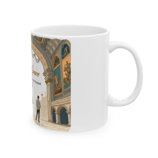 Where the Past Meets the Present Ceramic Mug, (11oz, 15oz) - Image 4