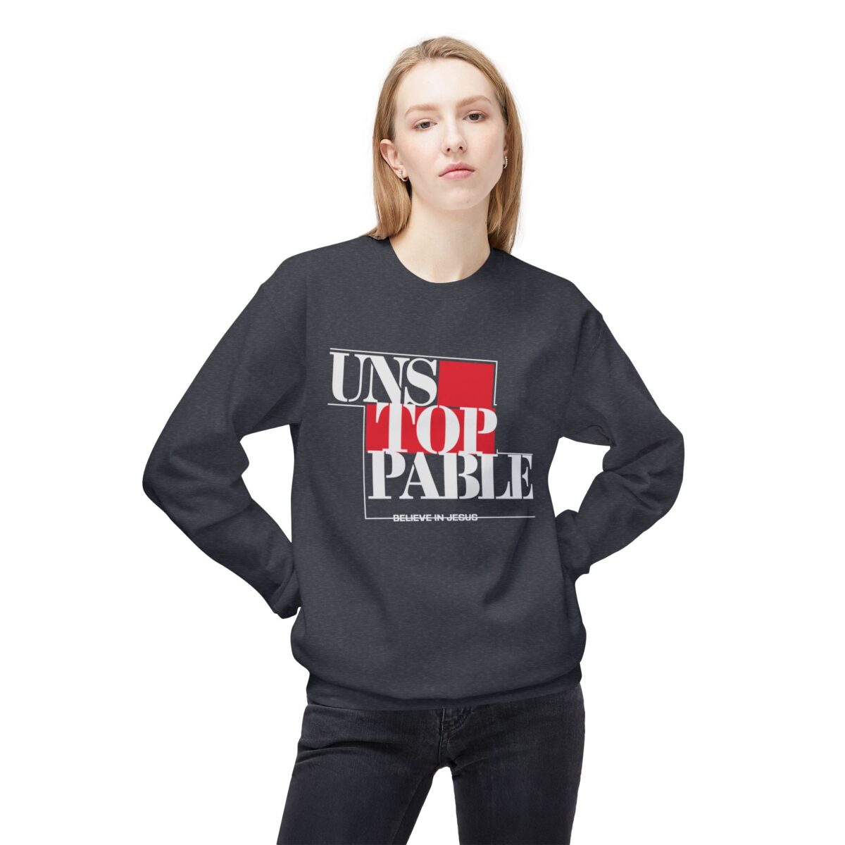 Unstoppable Unisex Midweight Softstyle Fleece Crewneck Sweatshirt - Image 19