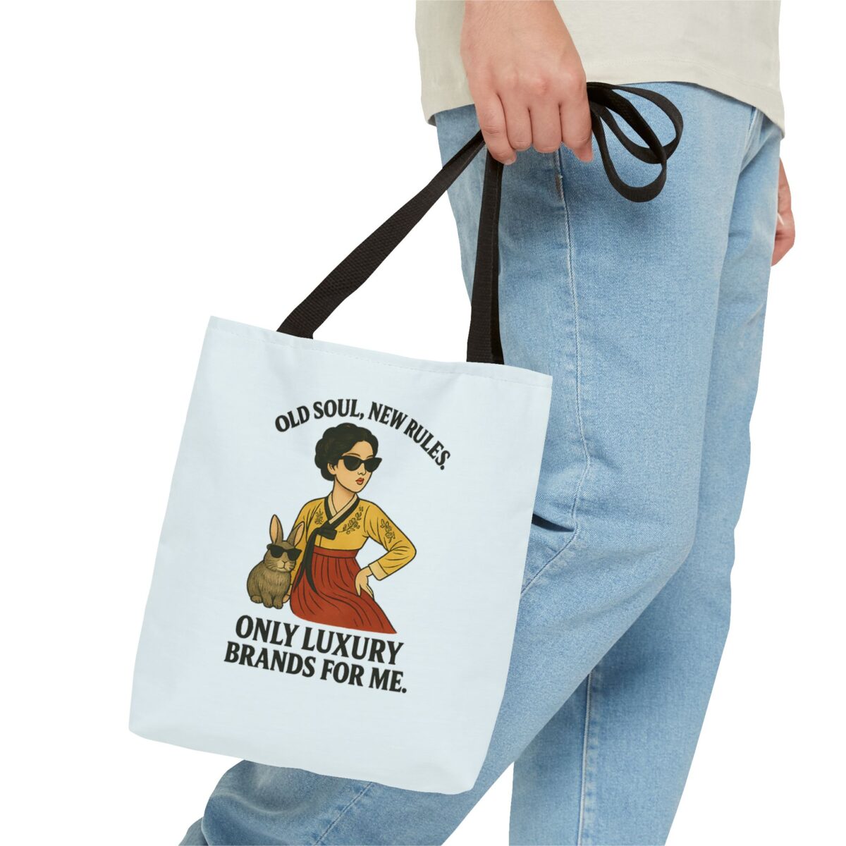 Luxury Vibes Tote Bag | Old Soul, New Rules Design - Image 3