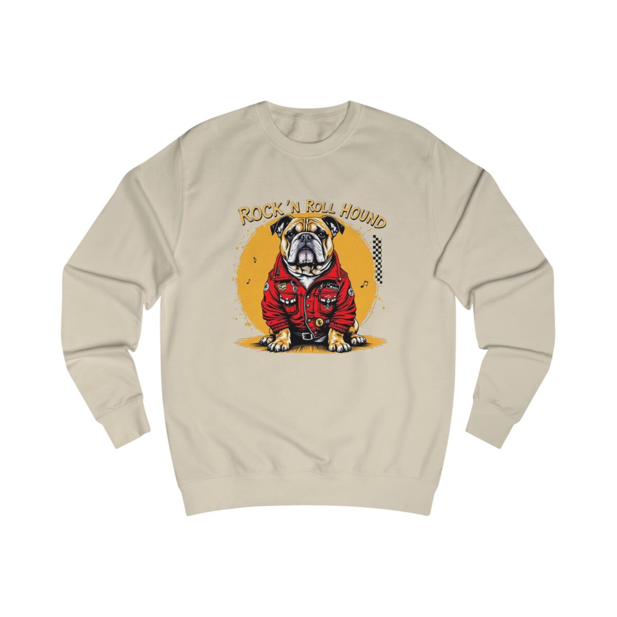 Rock ‘n’ Roll Hound Unisex Sweatshirt - Image 5