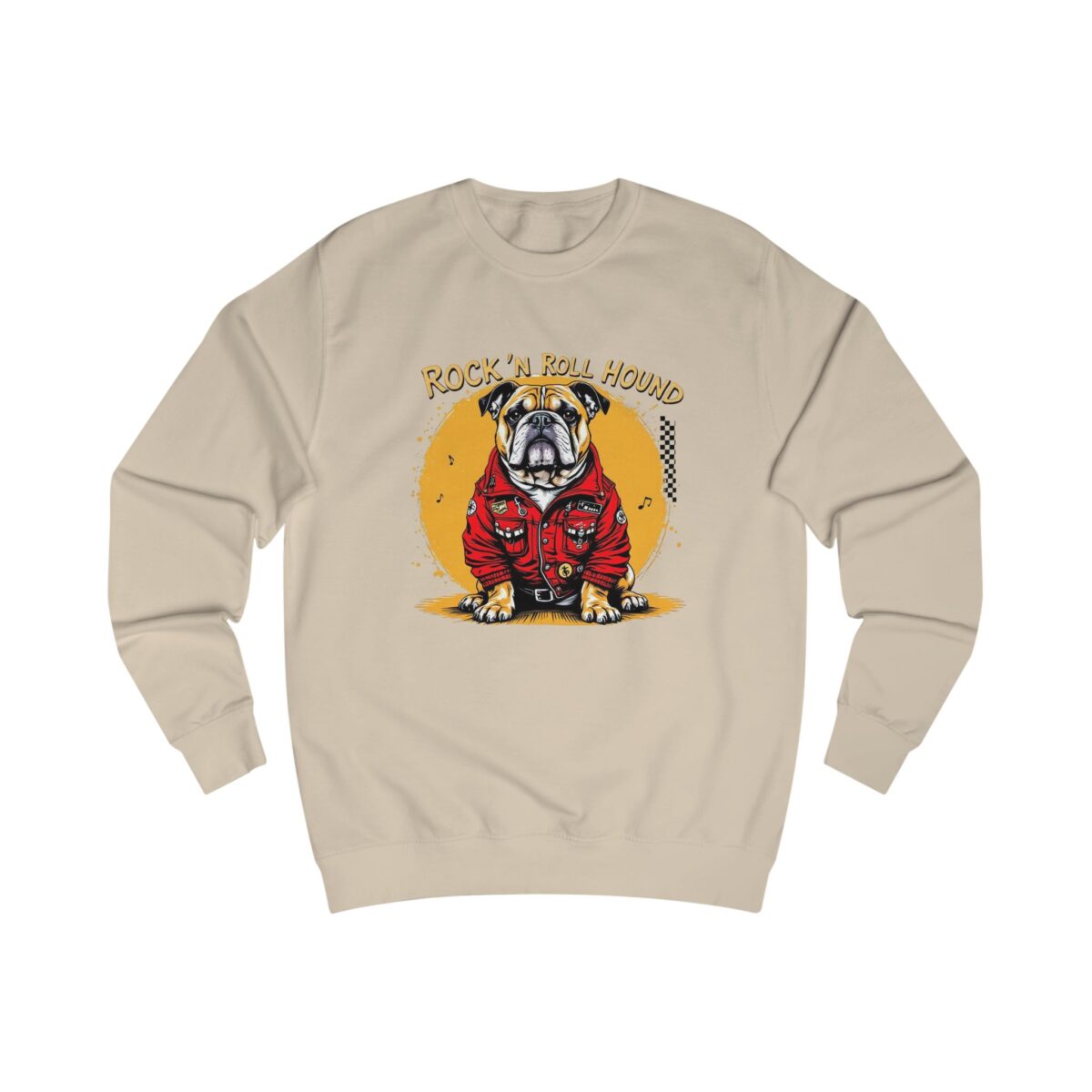 Rock ‘n’ Roll Hound Unisex Sweatshirt - Image 7