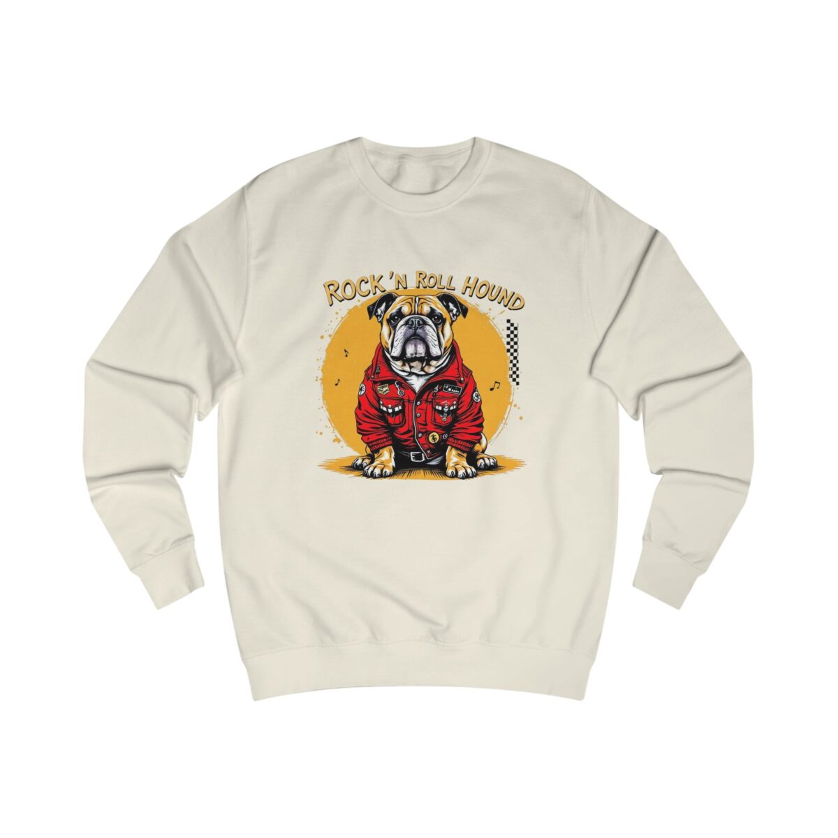 Rock ‘n’ Roll Hound Unisex Sweatshirt - Image 9