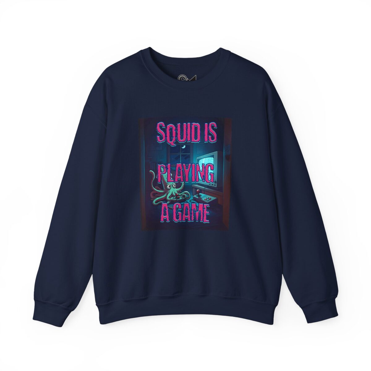Squid is playing a game Unisex Heavy Blend™ Crewneck Sweatshirt - Image 17