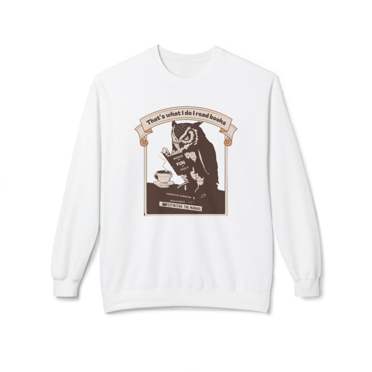 I read books Unisex Midweight Softstyle Fleece Crewneck Sweatshirt