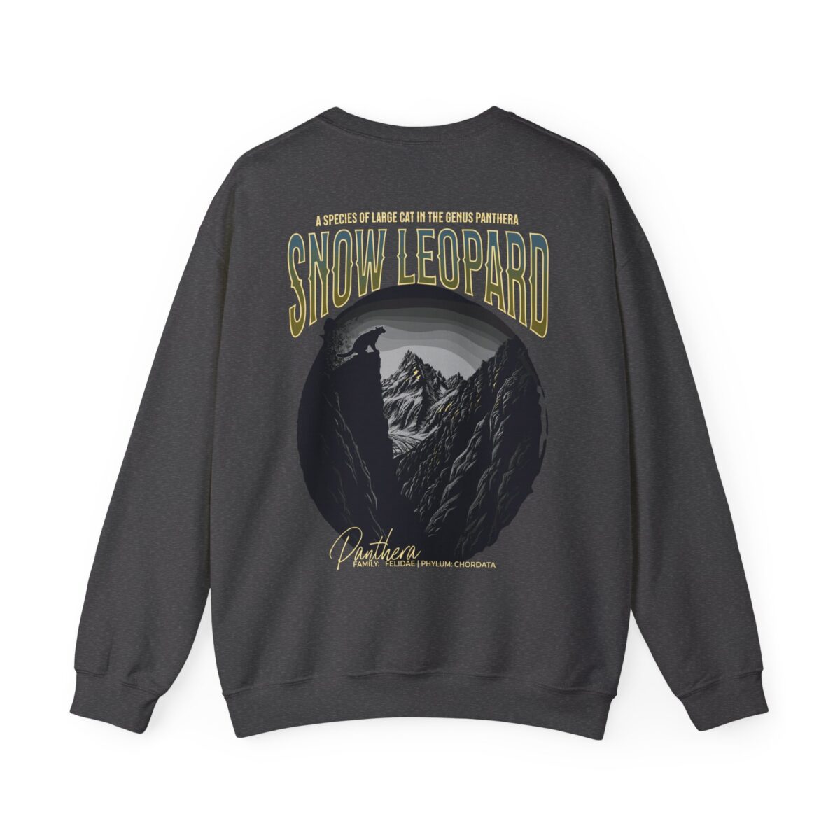 Snow leopard Unisex Heavy Blend™ Crewneck Sweatshirt - Image 14