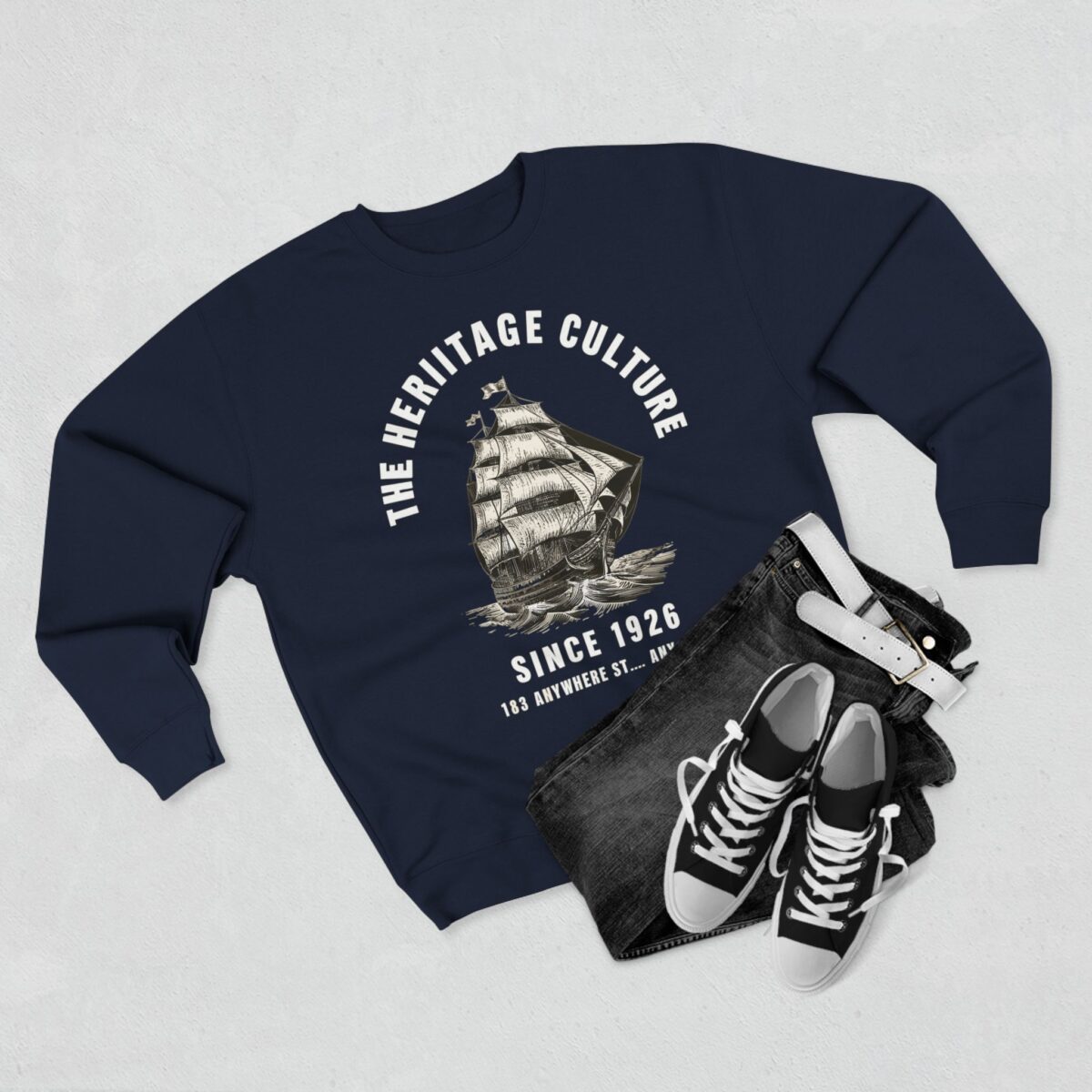The heritage Culture Unisex Crewneck Sweatshirt - Image 11
