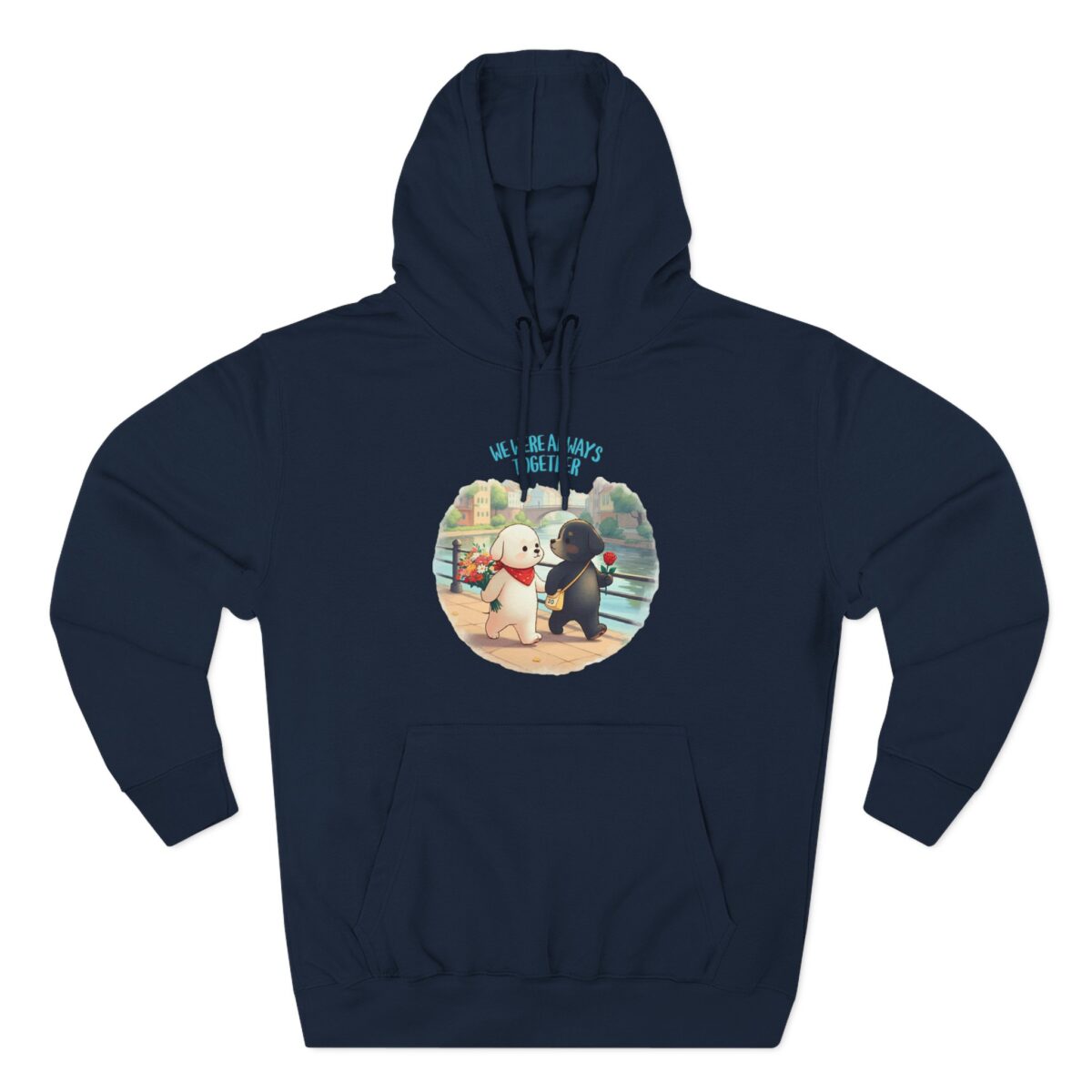 Always together Three-Panel Fleece Hoodie - Image 17