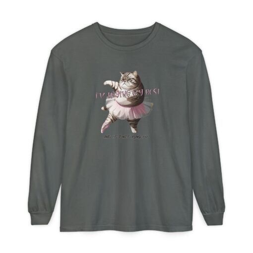 It's not kung fu Unisex Garment-dyed Long Sleeve T-Shirt
