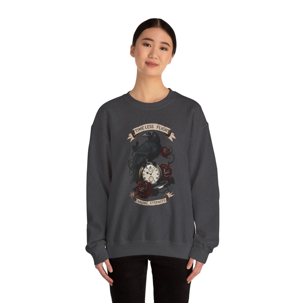 Timeless flight Unisex Heavy Blend™ Crewneck Sweatshirt - Image 20
