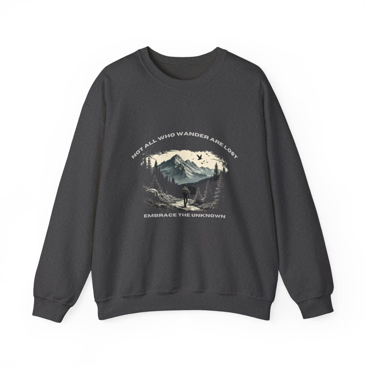 Not All Who Wander Are Lost Unisex Heavy Blend™ Crewneck Sweatshirt - Image 13