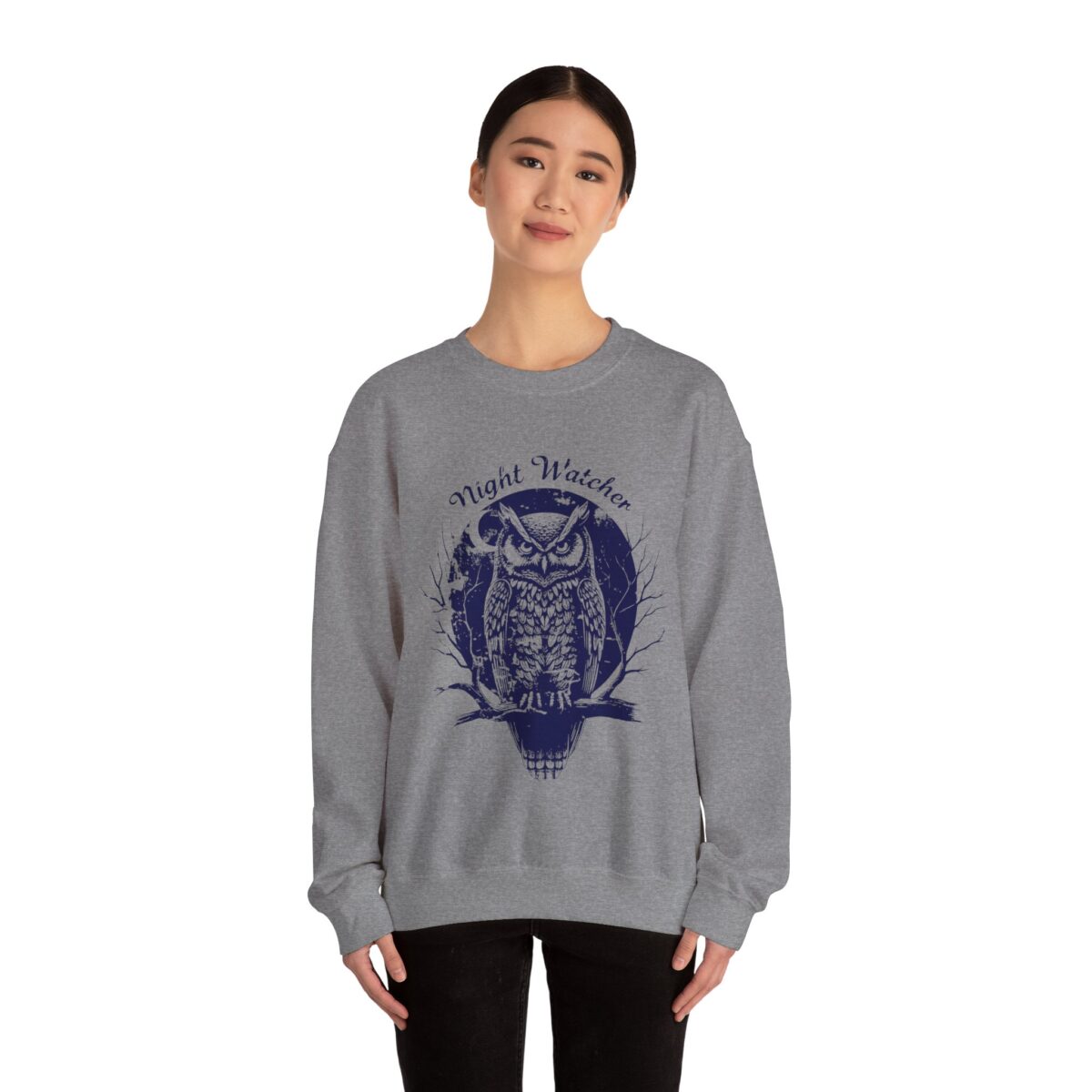 Night watcher Unisex Heavy Blend™ Crewneck Sweatshirt - Image 16