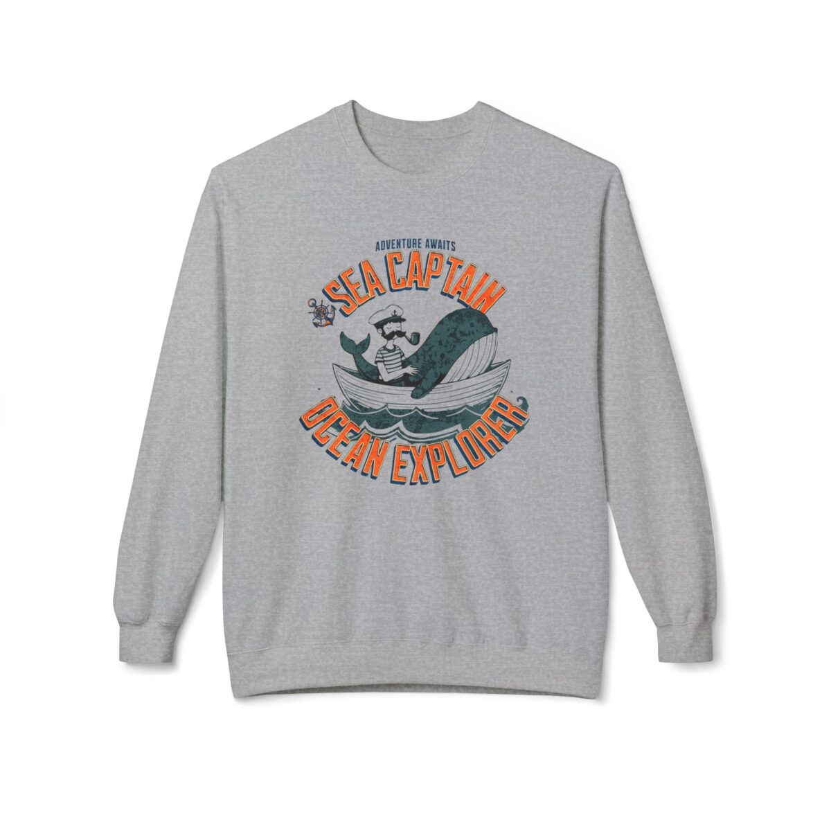Sea captain Unisex Midweight Softstyle Fleece Crewneck Sweatshirt - Image 9