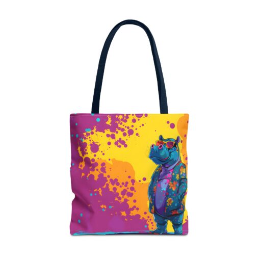 Stylish Hippo Tote Bag (AOP) - Image 57