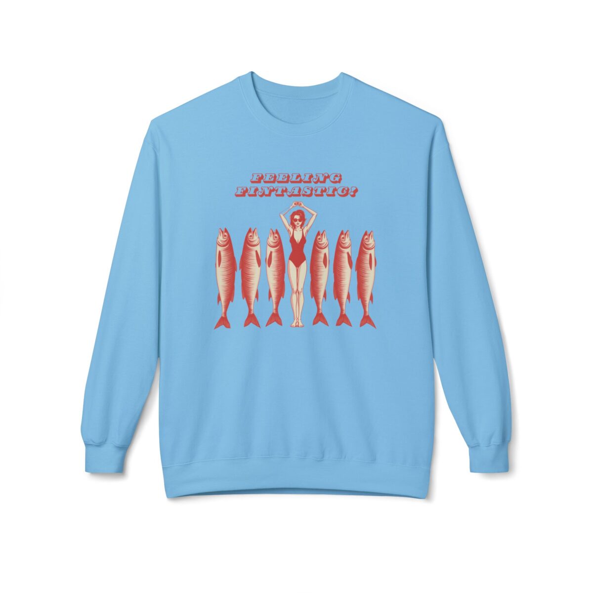Feeling Fantastic Unisex Midweight Softstyle Fleece Crewneck Sweatshirt - Image 13
