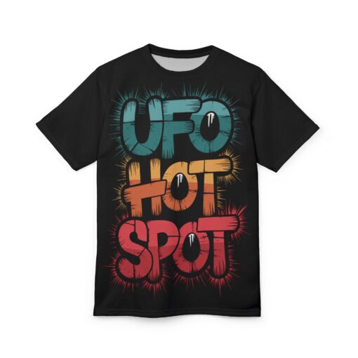 UFO HOT SPOT Unisex Cut & Sew Tee (AOP) - Image 2