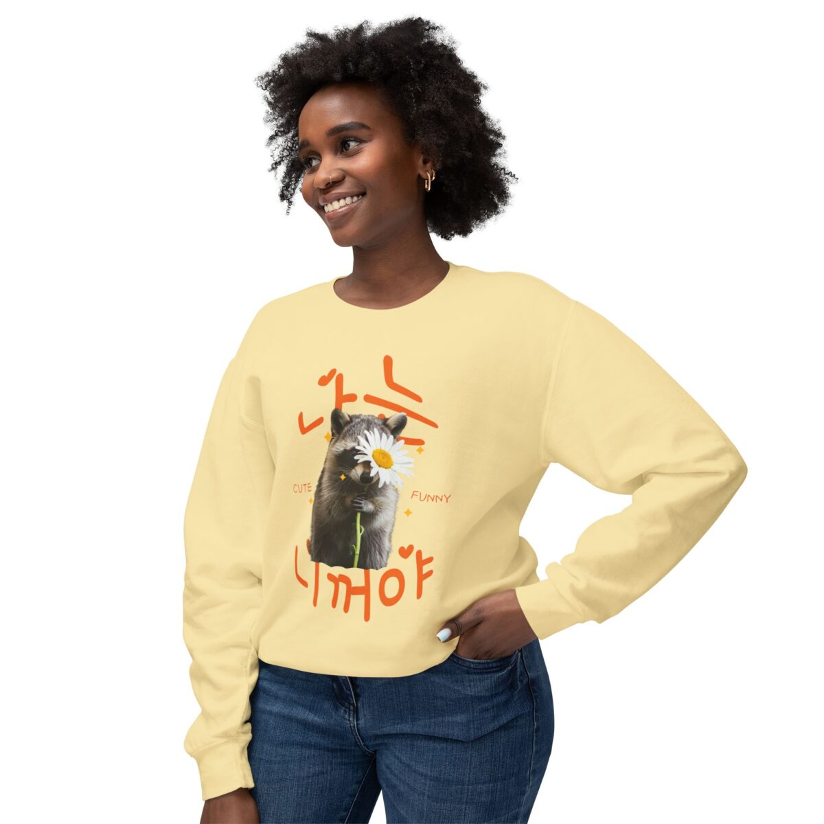 I'm yours Unisex Lightweight Crewneck Sweatshirt - Image 11