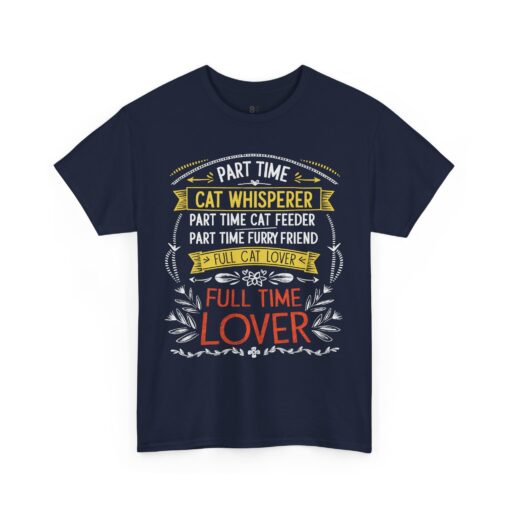 Cat whisperer Unisex Heavy Cotton Tee - Image 7