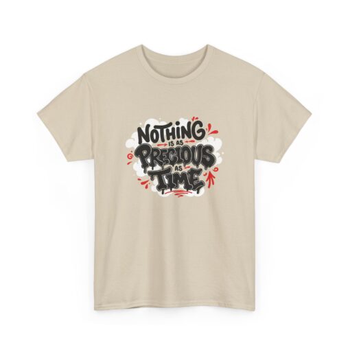 Nothing is as Precious as Time Unisex Heavy Cotton Tee - Image 11