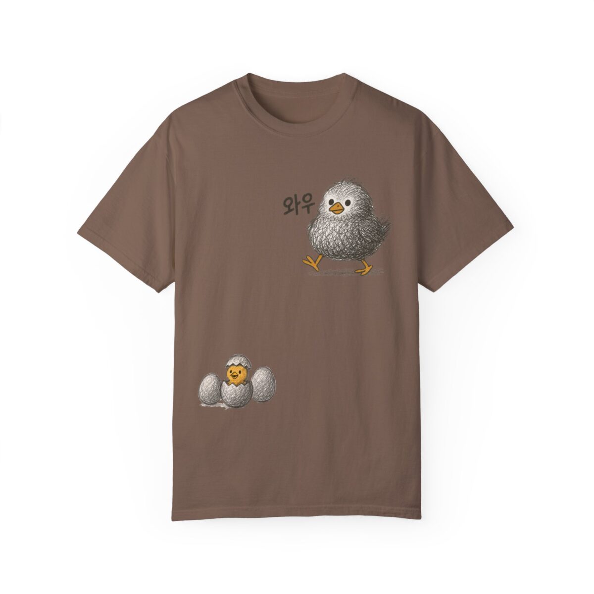 Funny Chick Illustration Unisex T-Shirt - Cute Bird Design for Animal Lovers - Image 5