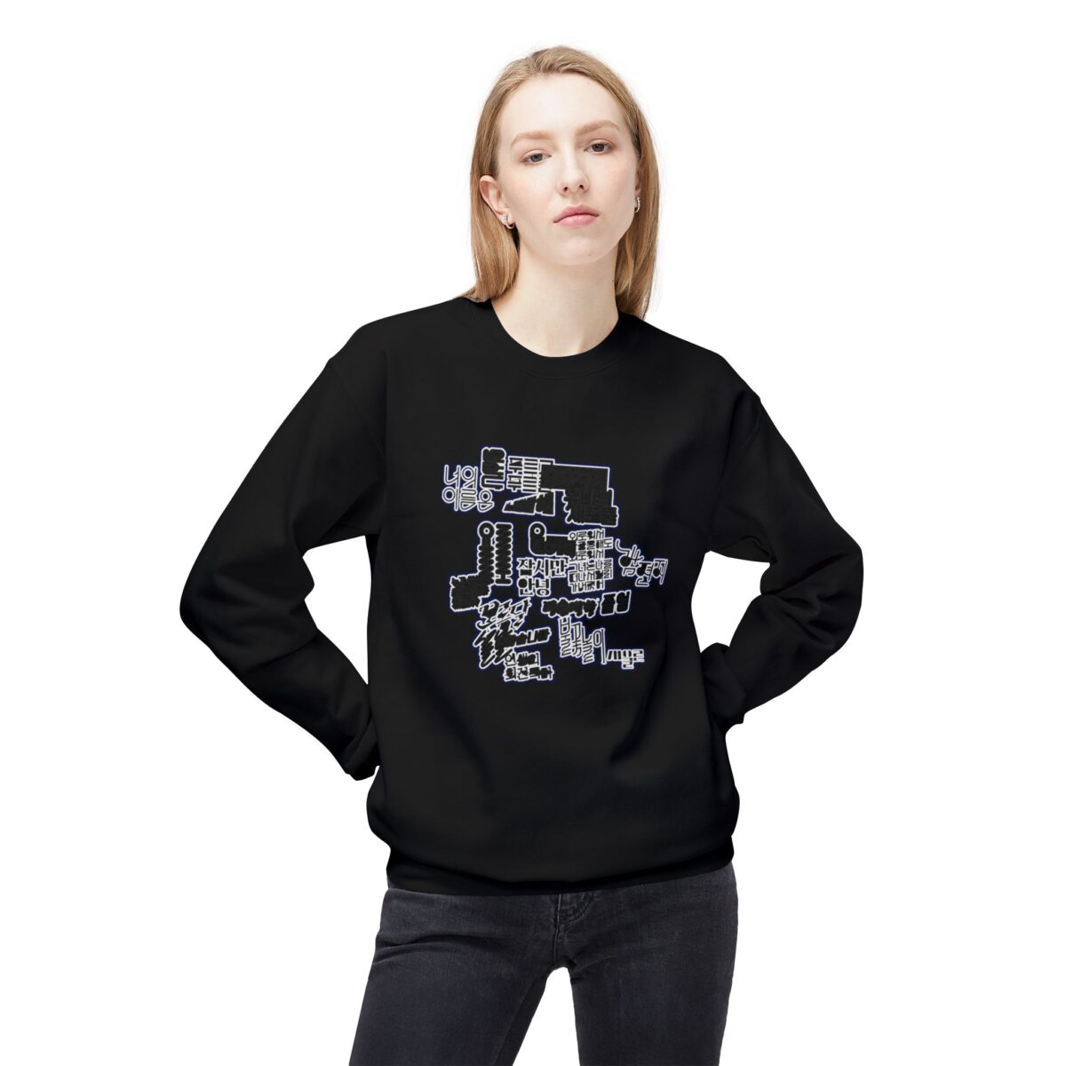 No name  Unisex Midweight Softstyle Fleece Crewneck Sweatshirt - Image 3