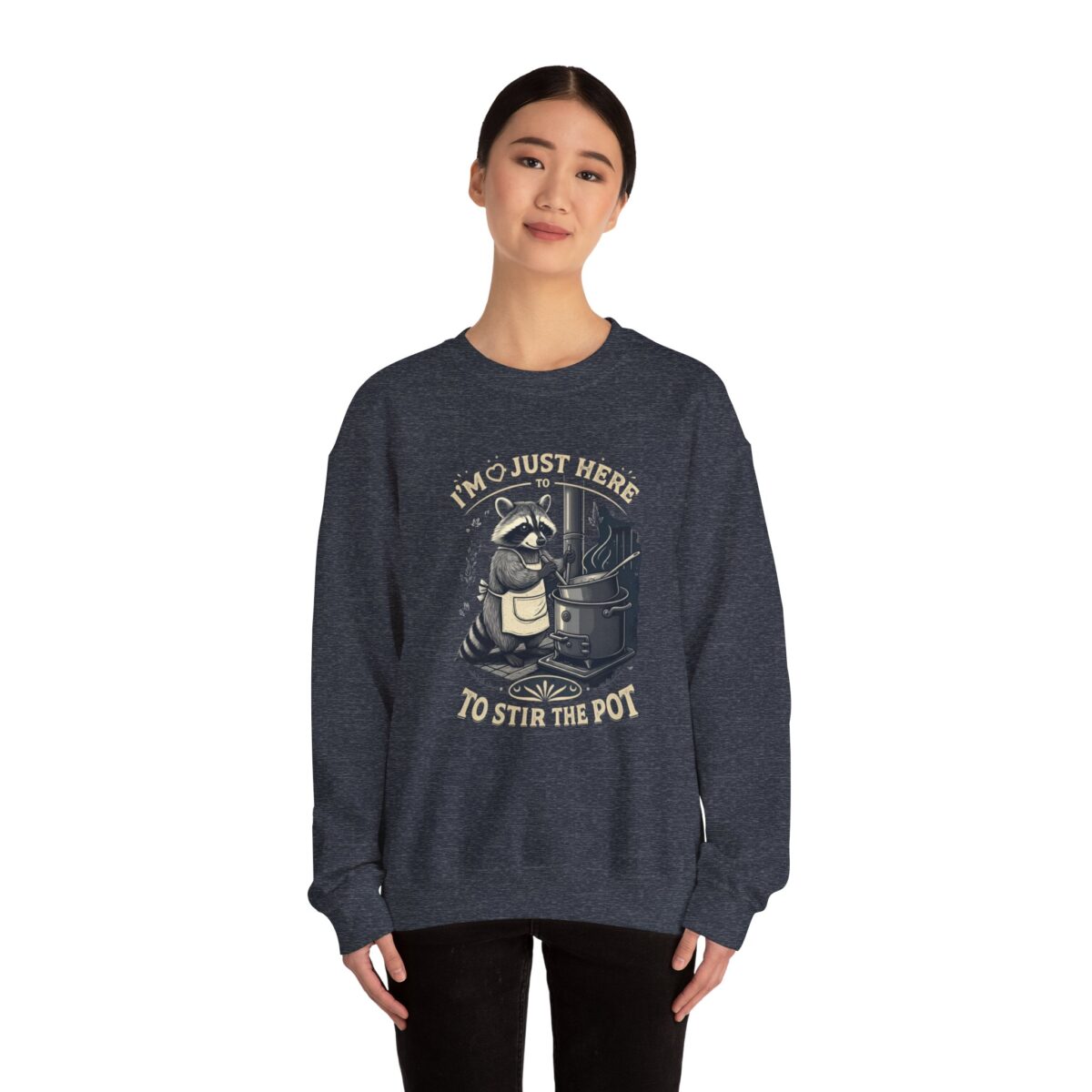 I am just here Unisex Heavy Blend™ Crewneck Sweatshirt - Image 20