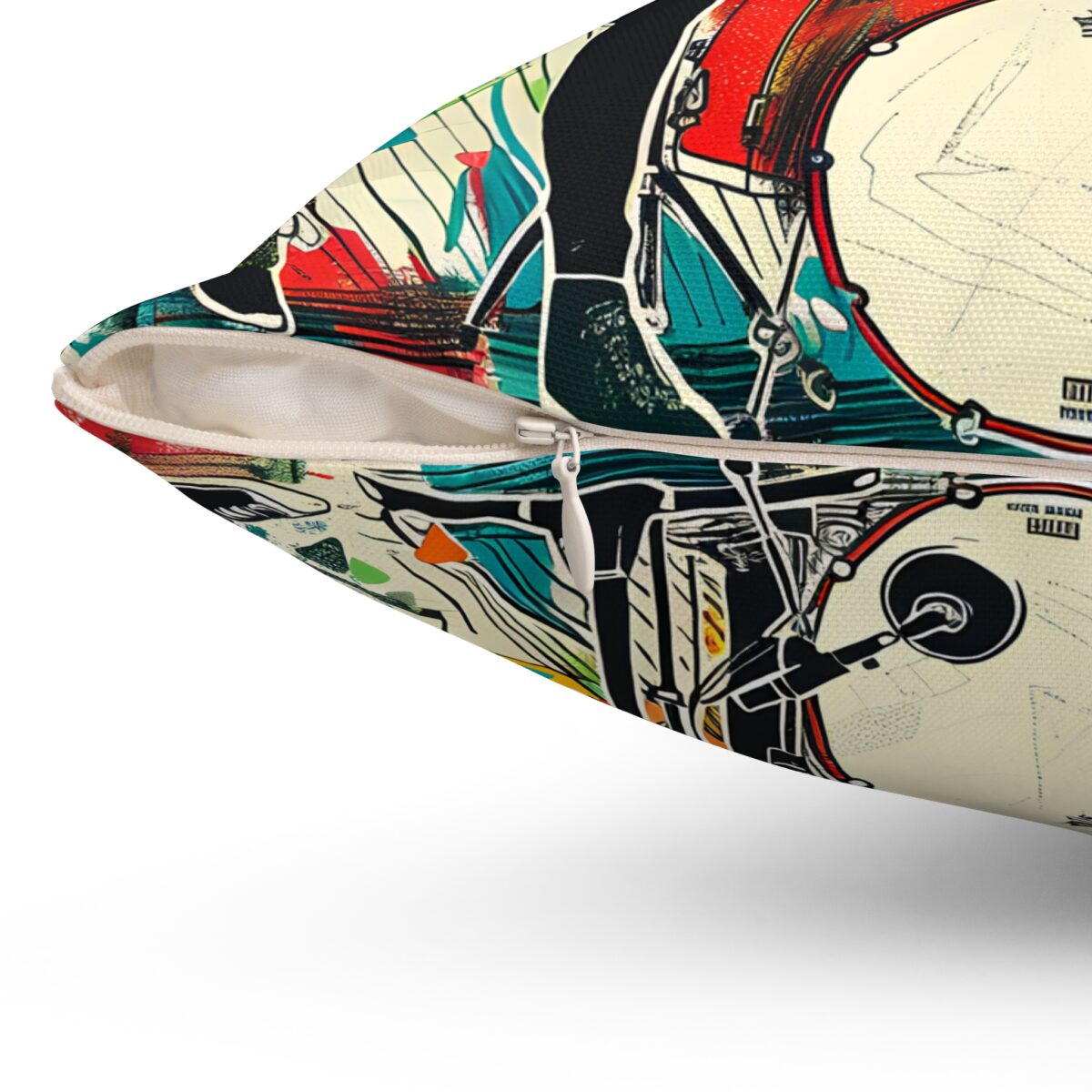 Rock Band Spun Polyester Square Pillow - Image 6