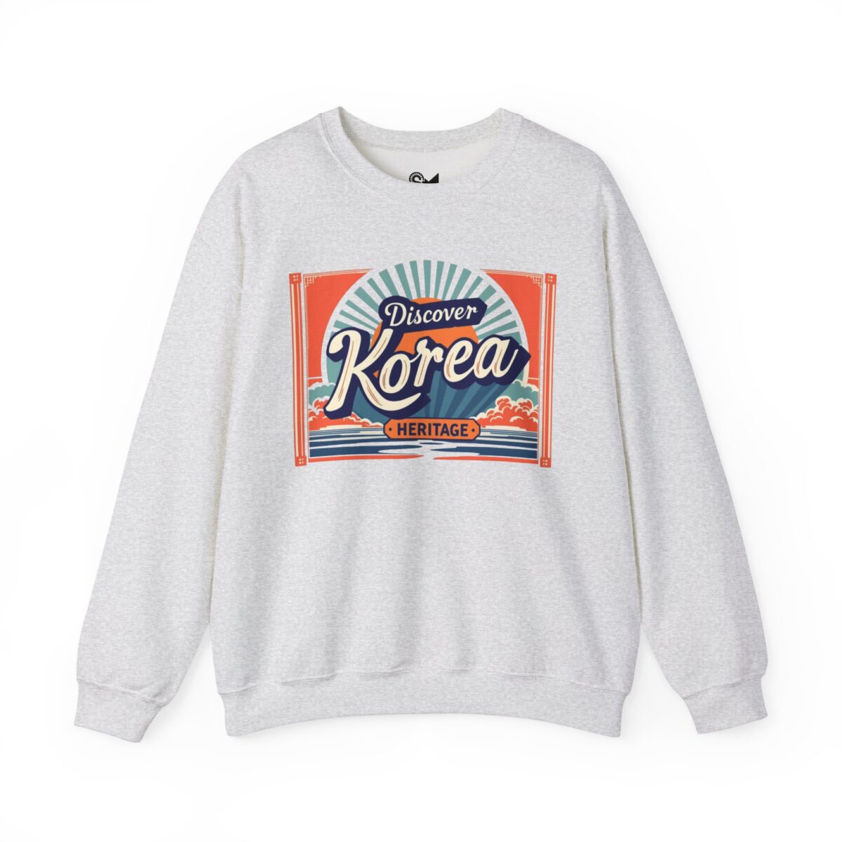 Discover Korea heritage Unisex Heavy Blend™ Crewneck Sweatshirt