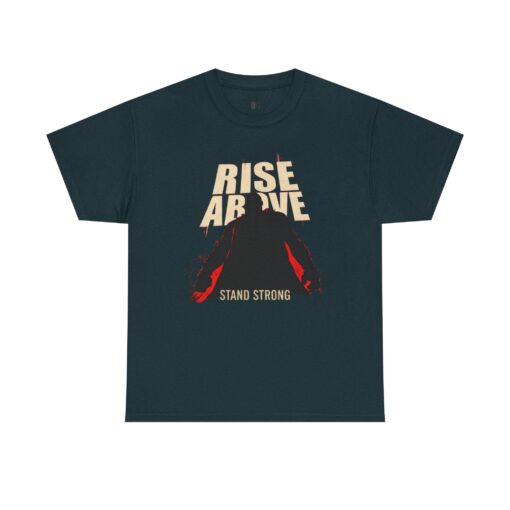 Rise above Unisex Heavy Cotton Tee - Image 9