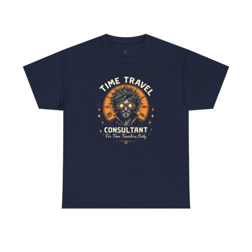 Time travel Unisex Heavy Cotton Tee - Image 5