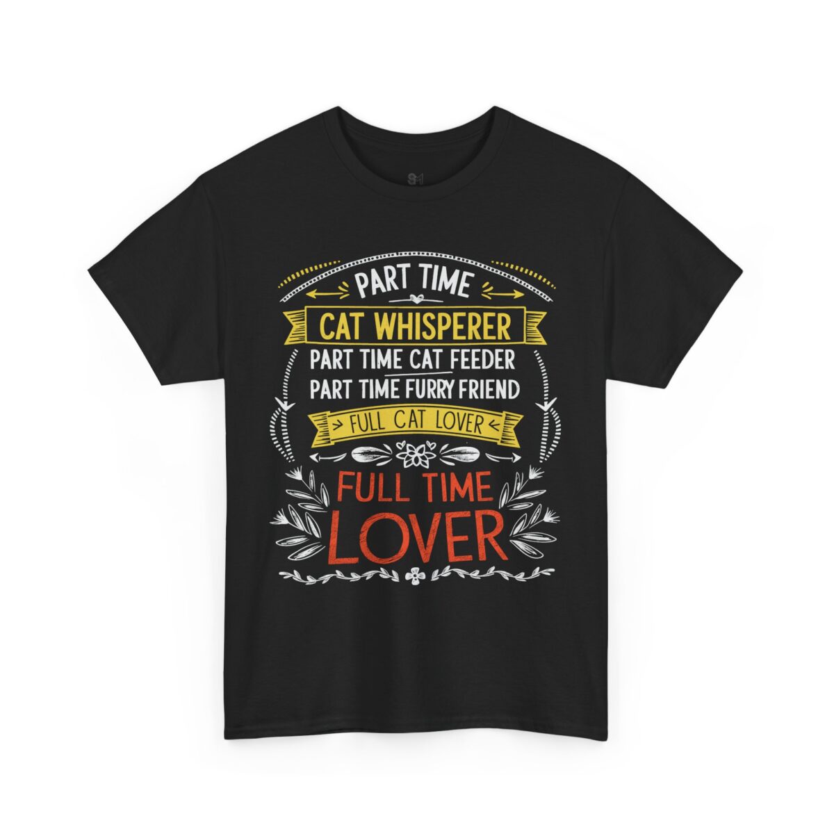 Cat whisperer Unisex Heavy Cotton Tee - Image 3