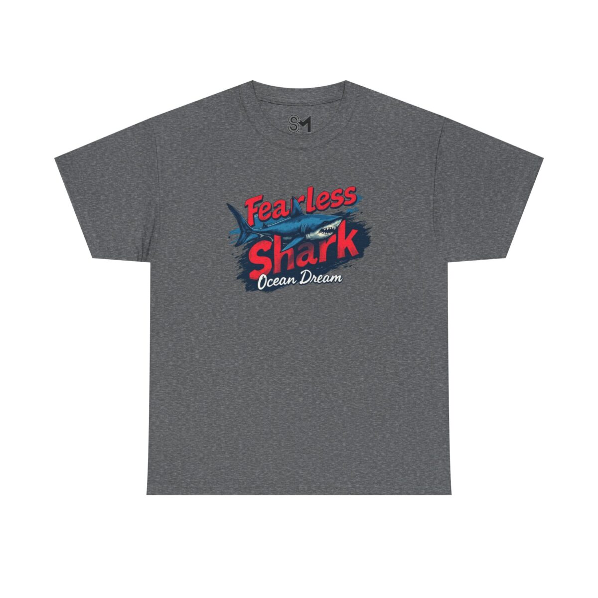 Fearless shark Unisex Heavy Cotton Tee - Image 21
