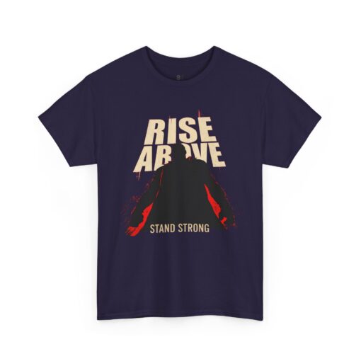 Rise above Unisex Heavy Cotton Tee - Image 19