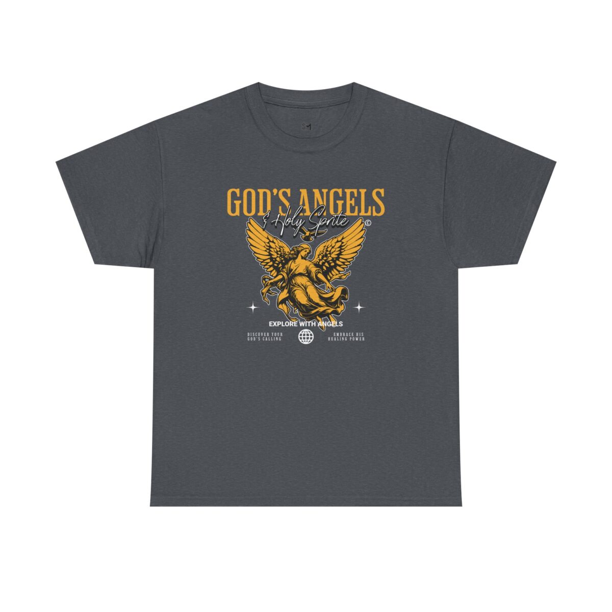 God's angels Unisex Heavy Cotton Tee - Image 25