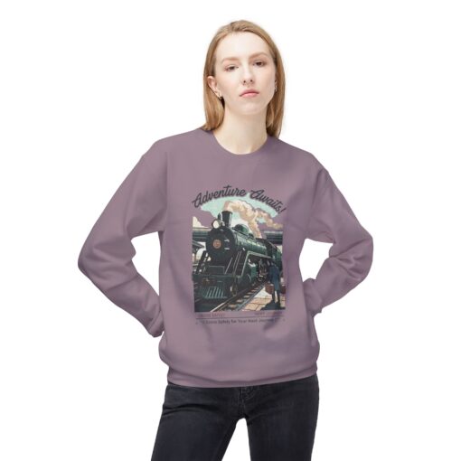 Cross safely Unisex Midweight Softstyle Fleece Crewneck Sweatshirt - Image 15